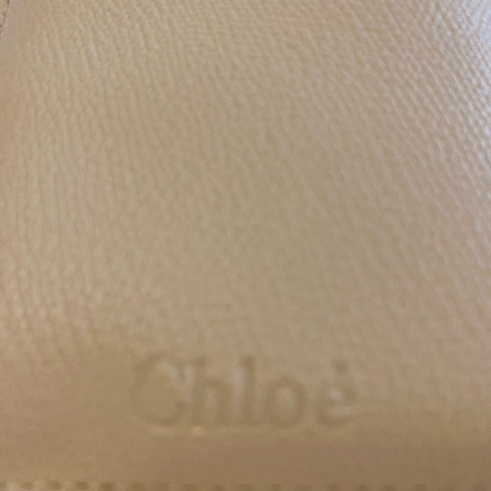 New Chloe Eyewear.Soft Pink Pebble Leather Padded Eye Glass case - Picture 4 of 6